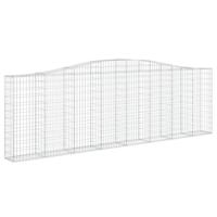 Schanskorf gewelfd 400x30x120/140 cm gegalvaniseerd ijzer - thumbnail