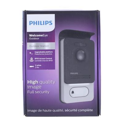 Philips Buitenunit voor Video-deurintercom 2-draads Wit