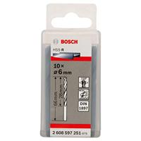 Bosch Accessories 2608597248 HSS Metaal-spiraalboor 5.7 mm Gezamenlijke lengte 66 mm Rollenwals DIN 1897 Cilinderschacht 10 stuk(s) - thumbnail