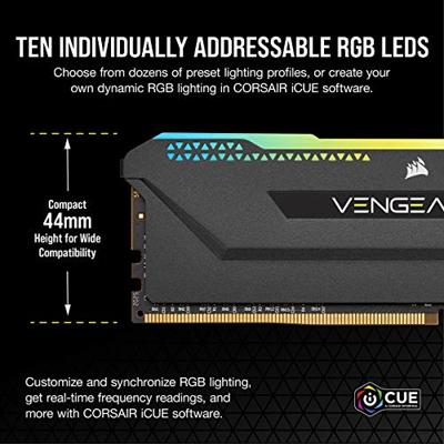 Corsair CMH32GX4M2E3200C16 Werkgeheugenset voor PC DDR4 32 GB 2 x 16 GB 3200 MHz 288-pins DIMM CMH32GX4M2E3200C16 Corsair CMH32GX4M2E3200C16 Werkgeheugenset voor PC DDR4 32 GB 2 x 16 GB 3200 MHz 288-pins DIMM CMH32GX4M2E3200C16
