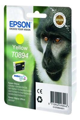 Epson DURABrite Ultra Inkt T 089 Inktpatroon Geel T 0894