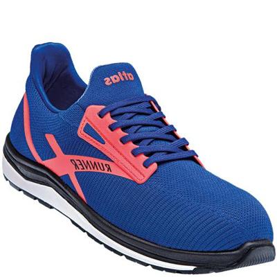Atlas Werkschoen Runner 45 S1P | Neon Blauw | Maat 40 - 4043692434353