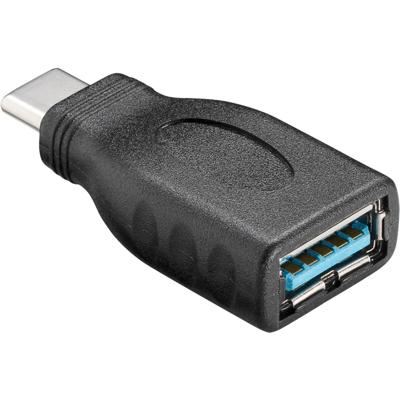 USB 3.2 GEN 1 (USB 3.0) Adapter - USB-C naar USB-A - 5Gbit/s - USB adapter - Zwart