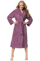 Morgenstern Morgenstern ANNA Dames Badjas altrosa XL - thumbnail