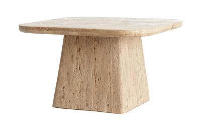 Light & Living Salontafel 'Kepami' Travertin, 60 x 60cm, kleur Zand Light & Living Salontafel 'Kepami' Travertin, 60 x 60cm, kleur Zand