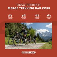 CONTEC handvatten "merge trekking bar kork" ct grips merge trekking bar cork, 140mm - thumbnail