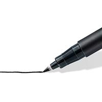 Staedtler Lumocolor permanent compact DRY SAFE 318-9WP4HZ Permanent marker Zwart Watervast: Ja - thumbnail