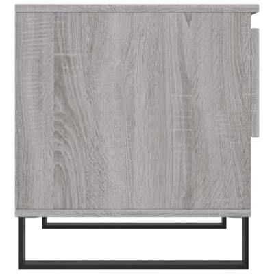 Salontafels 2 st 50x46x50 cm bewerkt hout grijs sonoma eiken