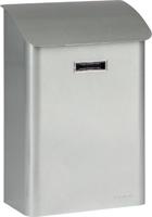 Practo Garden - Brievenbus - Leeds - Gelakt staal - Zilvergrijs - thumbnail