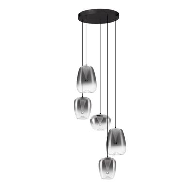 Lyora Design hanglampOblo 5-lichts smoke glas - 9009178