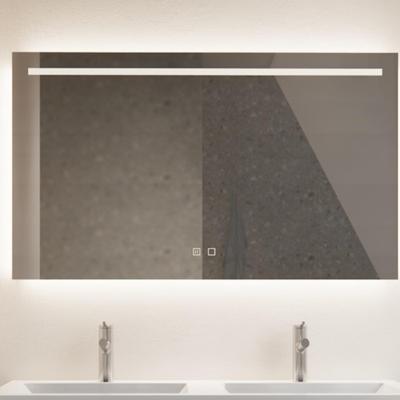 Spiegel Gliss Design Horizontaal Led Standaard Verlichting 150cm En Spiegelverwarming Spiegel Gliss Design Horizontaal Led Standaard Verlichting 150cm En Spiegelverwarming