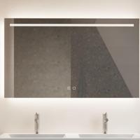 Spiegel Gliss Design Horizontaal Led Standaard Verlichting 150cm En Spiegelverwarming - thumbnail