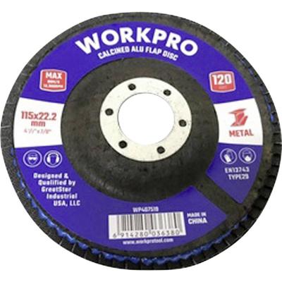 WorkPro WP407519 Lamellenschuurschijf Diameter 115 mm Boordiameter 22.2 mm 10 stuk(s)