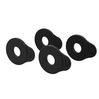 D&apos;Addario Flex Lock Strap Block 4-Pack Black - thumbnail