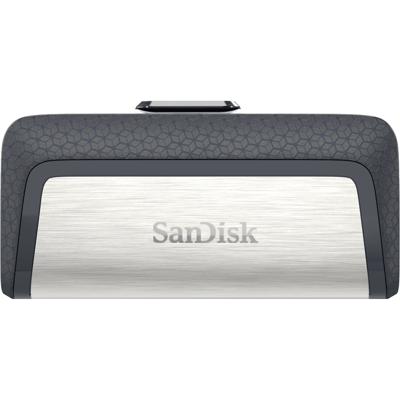 Sandisk Ultra Dual Drive USB Type-C USB flash drive 128 GB USB Type-A / USB Type-C 3.2 Gen 1 (3.1 Gen 1) Zwart, Zilver