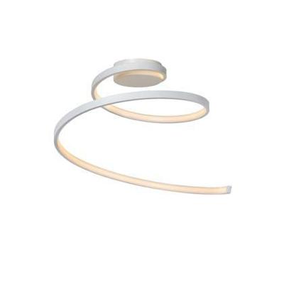 Lucide MAXENCE - Plafonnière - Ø 46 cm - LED 3 StepDim - 1x24W 3000K - Wit