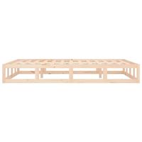Bedframe massief hout 140x190 cm - thumbnail