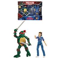 Teenage Mutant Ninja Turtles & Stranger Things Action Figure Double Pack - Leonardo & Eleven - thumbnail
