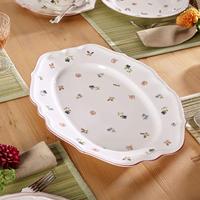 VILLEROY & BOCH - Petite Fleur - Vleesschaal ovaal 44cm - thumbnail