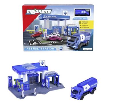 Majorette Petrol Station Aral + 1 Vehicle Tankstationset (model)