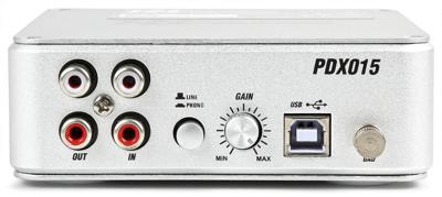 Power Dynamics PDX015 USB Phono voorversterker met software
