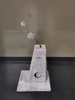 FLAMINGO kattenmeubel lara 35x35x68 cm grijs - thumbnail