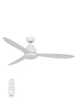 Lucci AIR Whitehaven LED Plafondventilator 35 W (Ø x h) 142 cm x 300 mm Wit Met afstandsbediening, Met lamparmatuur - thumbnail