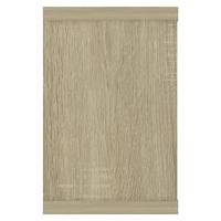 Wandschappen kubus 4 st 60x15x23 cm bewerkt hout sonoma eiken - thumbnail