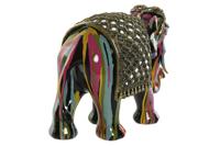 Decoratieve figuren Home ESPRIT Multicolour Hars Olifant 31 x 14 x 22 cm - thumbnail