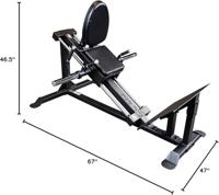 Body-Solid GCLP100 Compact Leg Press - Gratis Levering - thumbnail