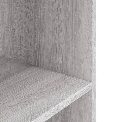 Aquariumstandaard 80x35x60 cm bewerkt hout grijs sonoma - thumbnail