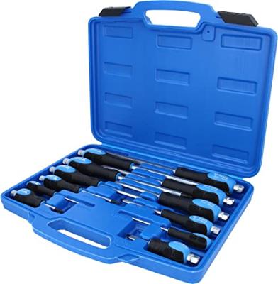 Brilliant Tools BT034012 Schroevendraaierset 12-delig Plat, Kruiskop Phillips