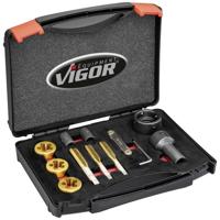 VIGOR handtapset "v7181" thread cutter set for wheel bolts - thumbnail