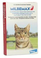 Milbemax ontworming kat vanaf 2 kilo, 2 tbl - thumbnail