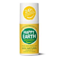 Happy Earth 100% Natural Deo Roll-On Jasmine Ho Wood - thumbnail