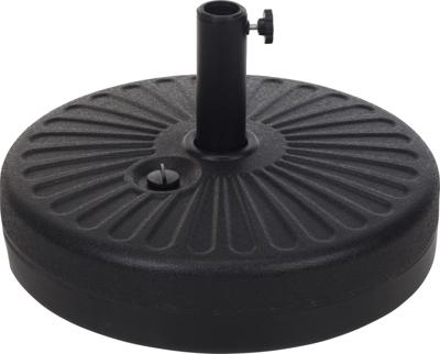 ProGarden parasolvoet 22 liter 51 cm zwart