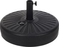 ProGarden parasolvoet 22 liter 51 cm zwart - thumbnail