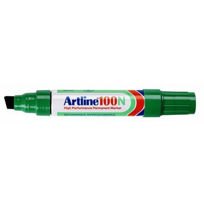 Viltstift artline 100 schuin 7.5-12mm groen | 12 stuks