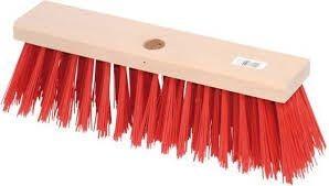 Straatbezem Hout-Piassava ongelakt 29cm