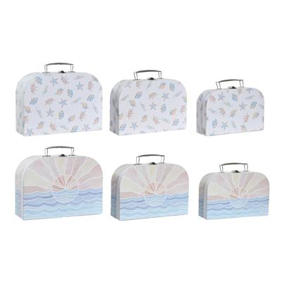 Set decoratieve dozen DKD Home Decor Multicolour Metaal Karton 28 x 9,5 x 20 cm (2 Stuks) Set decoratieve dozen DKD Home Decor Multicolour Metaal Karton 28 x 9,5 x 20 cm (2 Stuks)