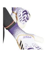 adidas Predator Pro Hyp Keepershandschoenen Wit Paars Zwart - thumbnail