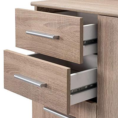 Dressoir Alba MDF-Eiken 107x75x35cm Dressoir Alba MDF-Eiken 107x75x35cm