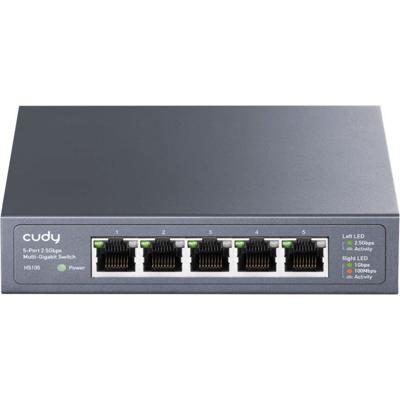 Cudy 5-port 2.5g unmanaged switch (zwart)