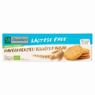 Damhert Haverkoekjes bio lactosevrij 110 Gram