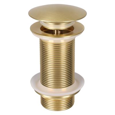 Differnz Differnz pop up large afvoerplug design voor fontein - mat goud Differnz Differnz pop up large afvoerplug design voor fontein - mat goud