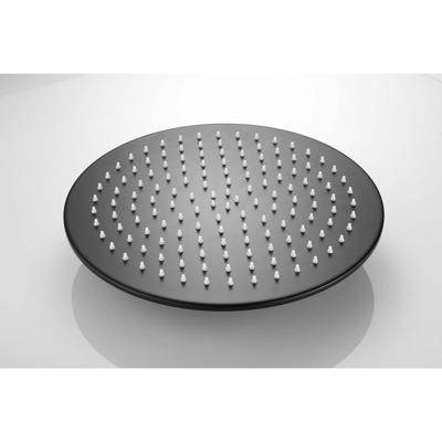 Hoofddouche BWS Vision Rond 30 cm Mat Zwart