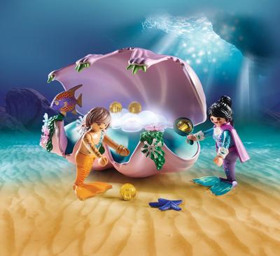 Playmobil 70095 Nachtlamp in schelp met meerminnen