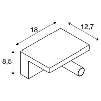 SLV WandlampKarpo USB wit - 1002140 - thumbnail