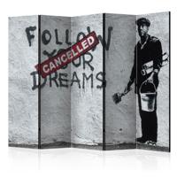 Vouwscherm / Kamerscherm - Dreams Cancelled (Banksy) II - thumbnail