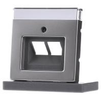 Busch-Jaeger 2CKA001710A3764 UAE-, IAE-, ISDN-contactdoos Afdekking Puur RVS RVS 1 stuk(s)